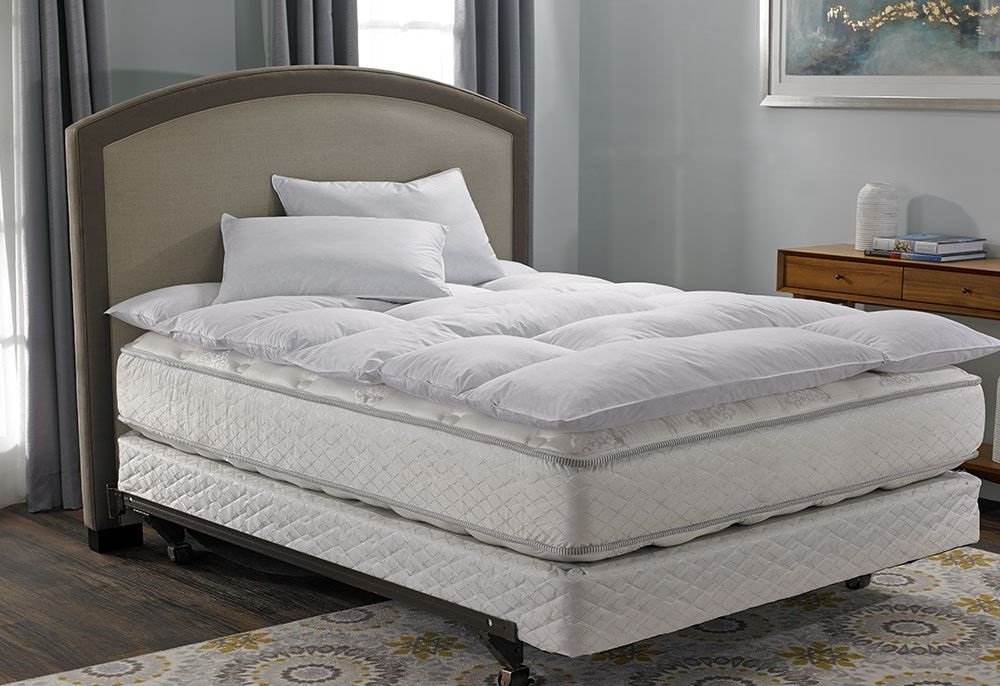 plush quilted cooling mattress topper
