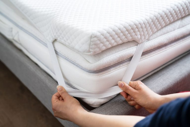 diy mattress topper out of pillows